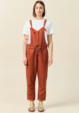 FLIESSENDE MIT KNOPFLEISTE - Peto - rouge foncé