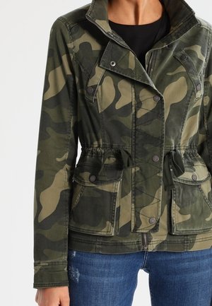 Lichte jas - mottled olive