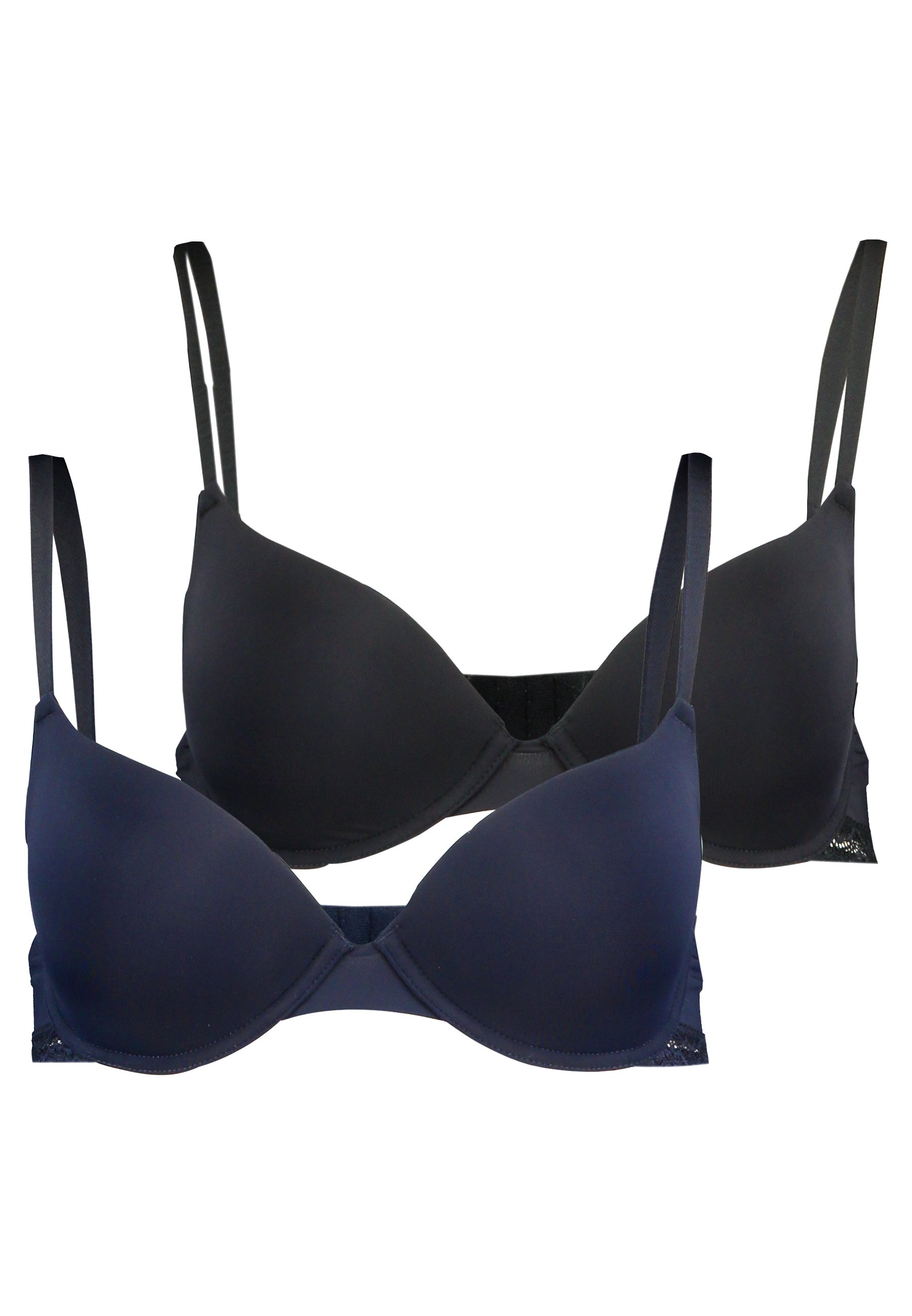 Anna Field 2 PACK T skjorte BH black dark blue Zalando.no Anna Field 2 PACK - T-skjorte-BH - black /dark blue