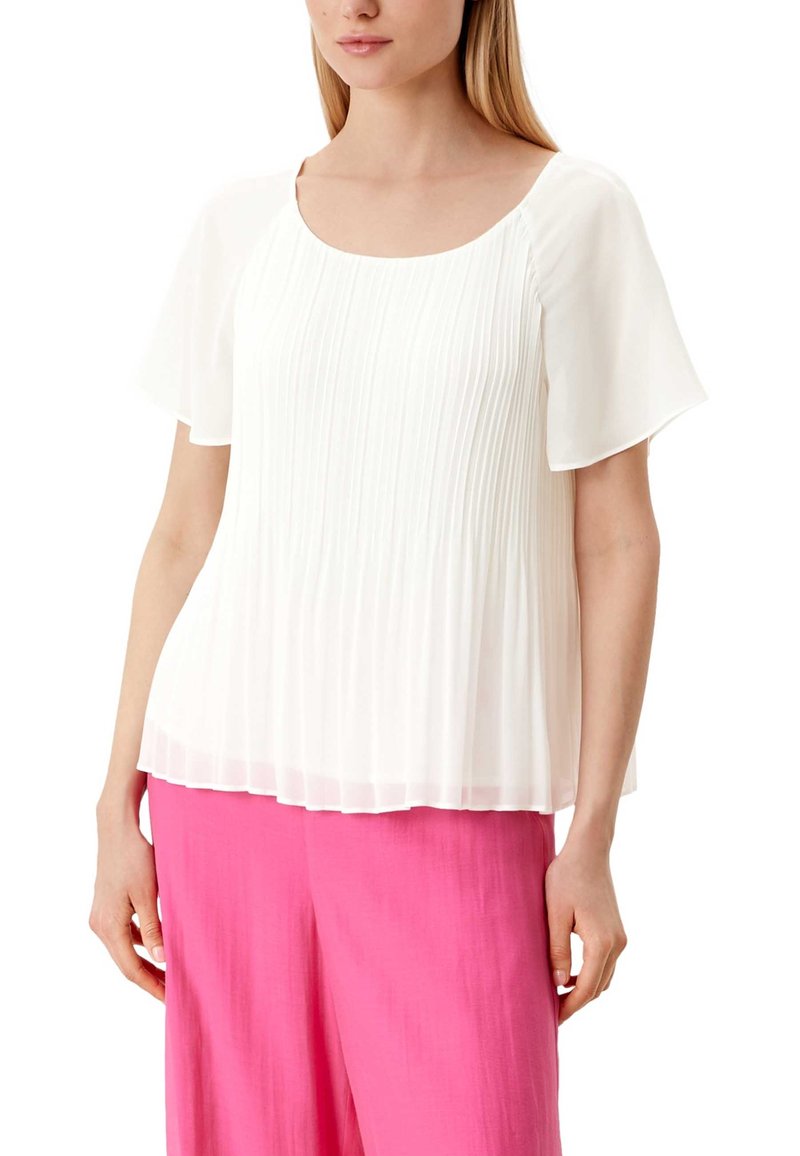 Damen Hemdblusen | s.Oliver BLACK LABEL Bluse cream/offwhite - XM52847 Damen Hemdblusen | s.Oliver BLACK LABEL Bluse cream/offwhite - XM52847