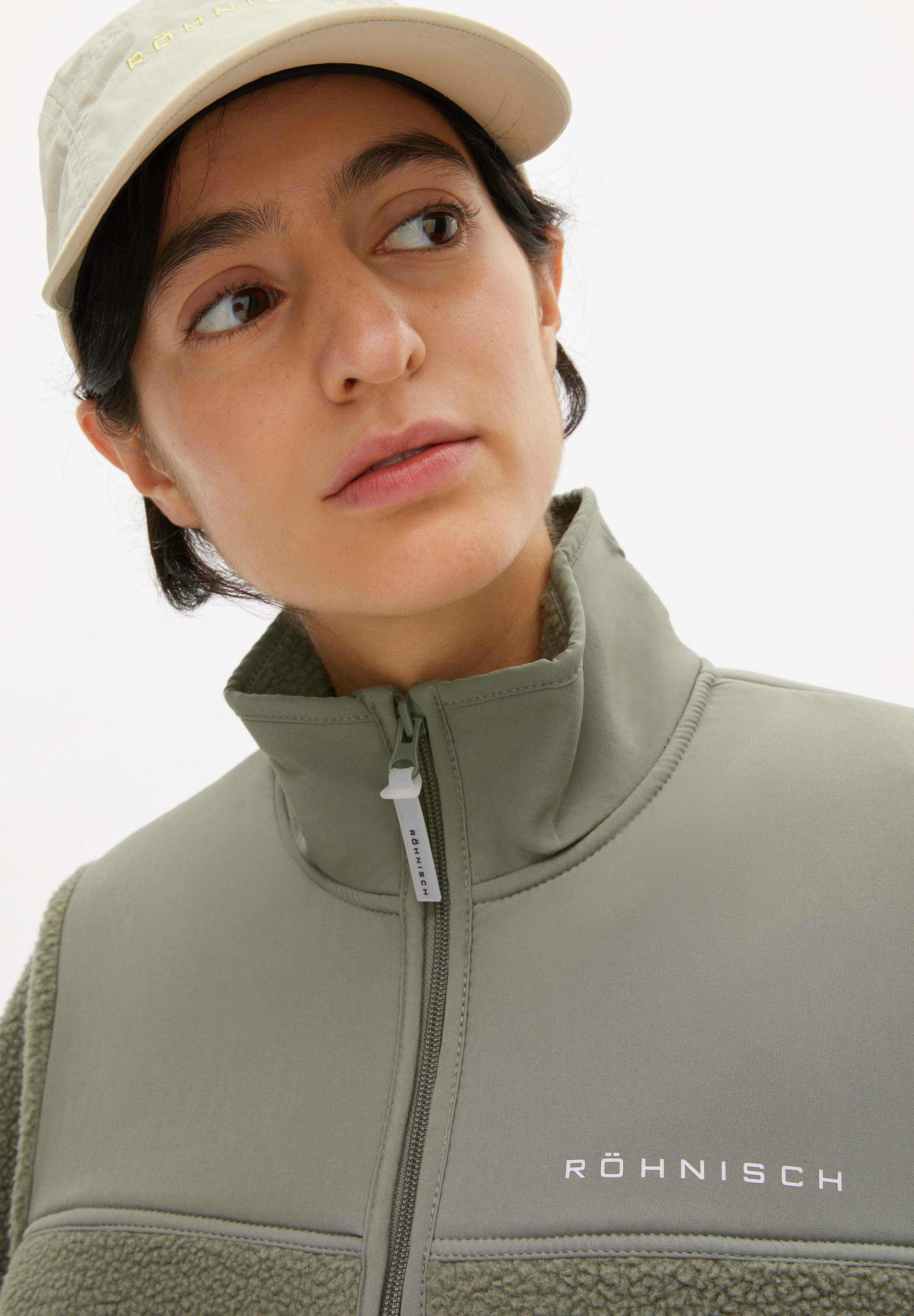Röhnisch PHOEBE PILE - Fleece jacket - vetiver green/olive - Zalando