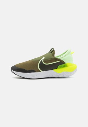 REACT FLOW GS UNISEX - Neutral running shoes - rough green/pilgrim/volt/barely volt