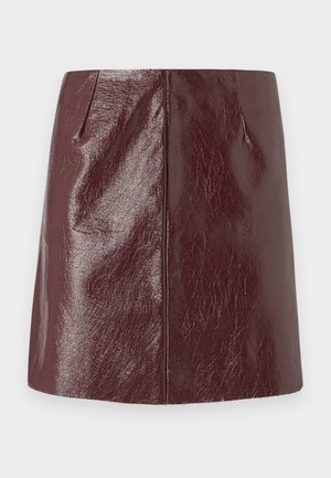 Vero Moda VMNELLY SKIRT - Miniskjørt - wine tasting