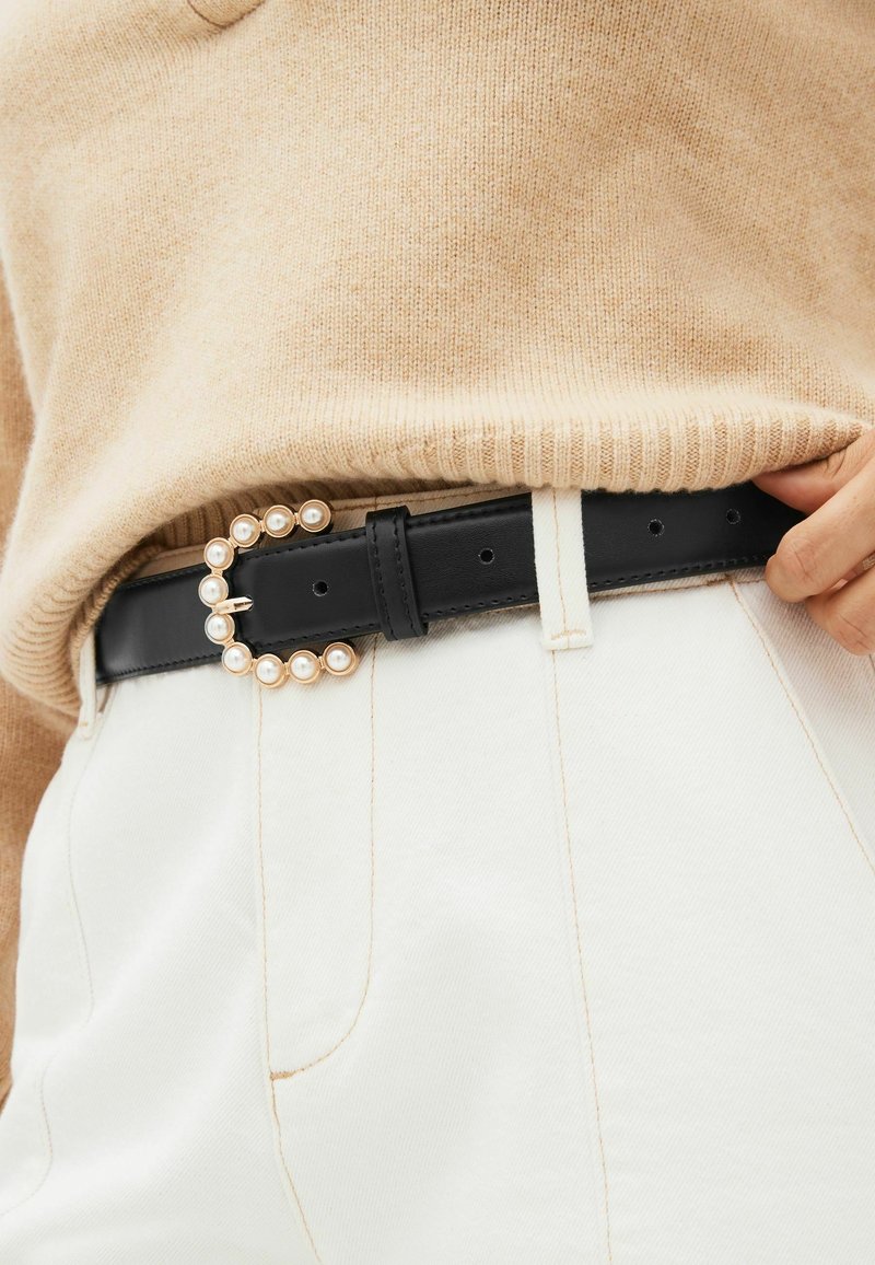 Next REGULAR - Riem - black pearl buckle/zwart - Zalando.nl