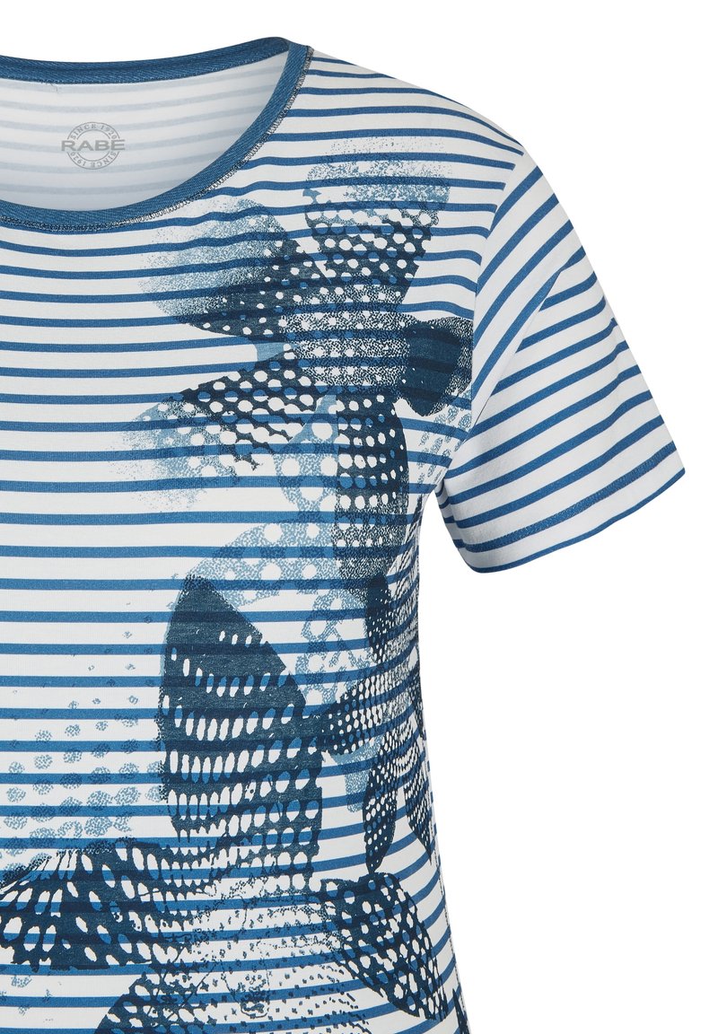 Damen T-Shirts | Rabe 1920 T-Shirt print blau - LD50317 Damen T-Shirts | Rabe 1920 T-Shirt print blau - LD50317