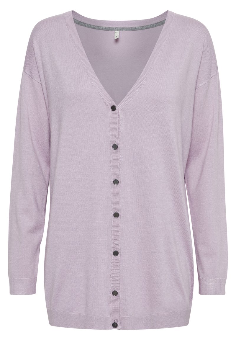 PULZ PZSara - Chaqueta de punto - lavenderfrostmelange/morado - Zalando.es