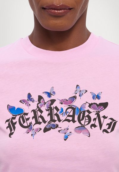 CHIARA FERRAGNI MAGLIETTE - Trükipildiga T-särk - mauve mist