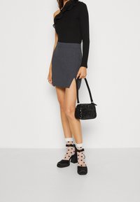 VILA Långärmad tröja - black