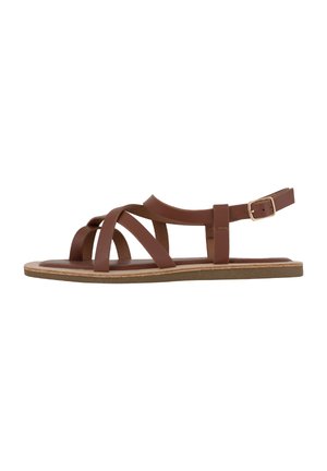 GLADIATOR - T-bar sandals - tan