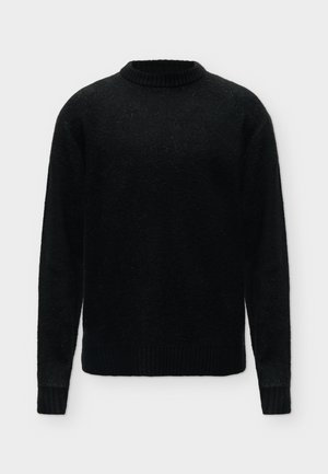 Jack & Jones, JORCHAMBERI CREW NECK - Πουλόβερ - black