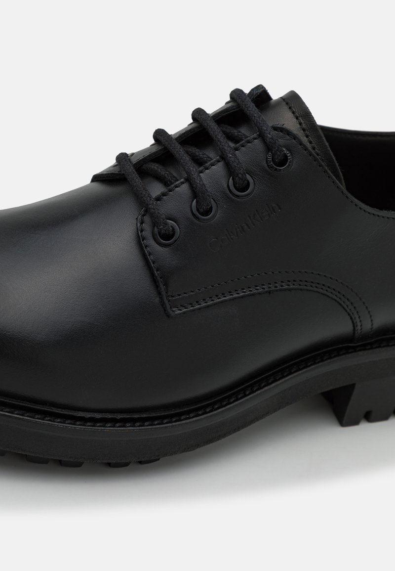 calvin klein baskets runner lace up mesh 0085 black