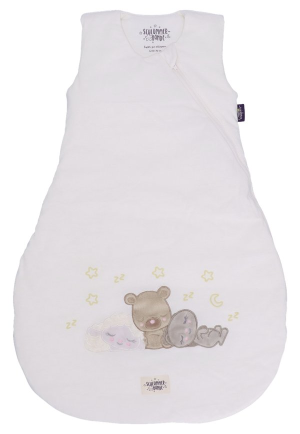 GANZJAHRESSCHLAFSACK 90CM SCHLUMMERBANDE - Nachtwäsche Schlafsack - ecru