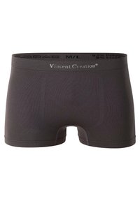 Boxer da uomo in grigio scuro, realizzati in 92% poliammide e 8% elastan, con una superficie morbida e una vita elastica flessibile con logo del marchio.