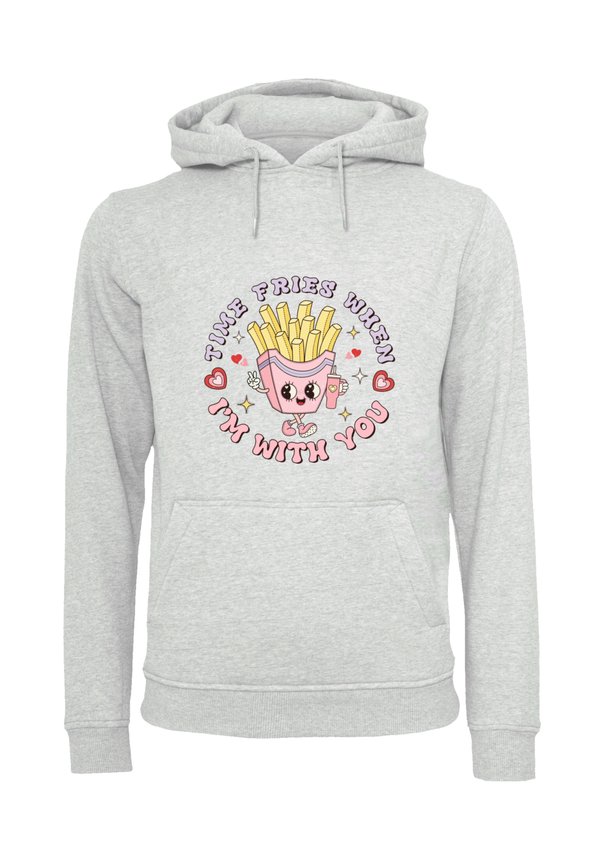 TIME FRIES WHEN I AM WITH YOU VALENTINSTAG - Kapuzenpullover