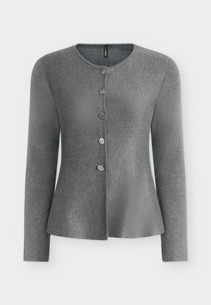 ONLY, ONLMELLI ONECK BUTTON CARDI - Ζακέτα - medium grey melange