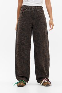 LOGAN OCELOT - Jeans relaxed fit - brown