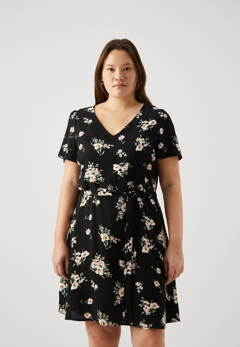 Vero Moda Curve - VMCEASY SHORT DRESS  - Abito a camicia - black, Ingrandire