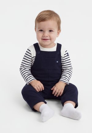 Petit Bateau SET - Блуза с дълги ръкави - dark blue/white