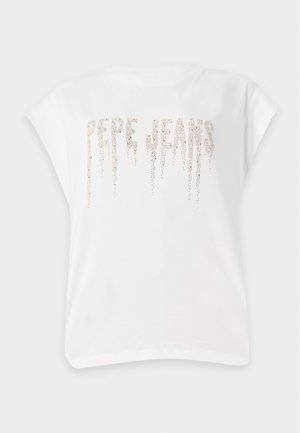 Pepe Jeans, CARINA - Trükipildiga T-särk - mousse white