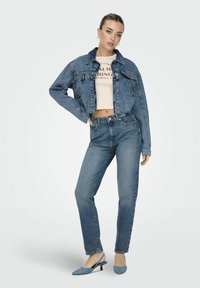 ONLY ONLEMILY - Jeans Tapered Fit - dark blue denim