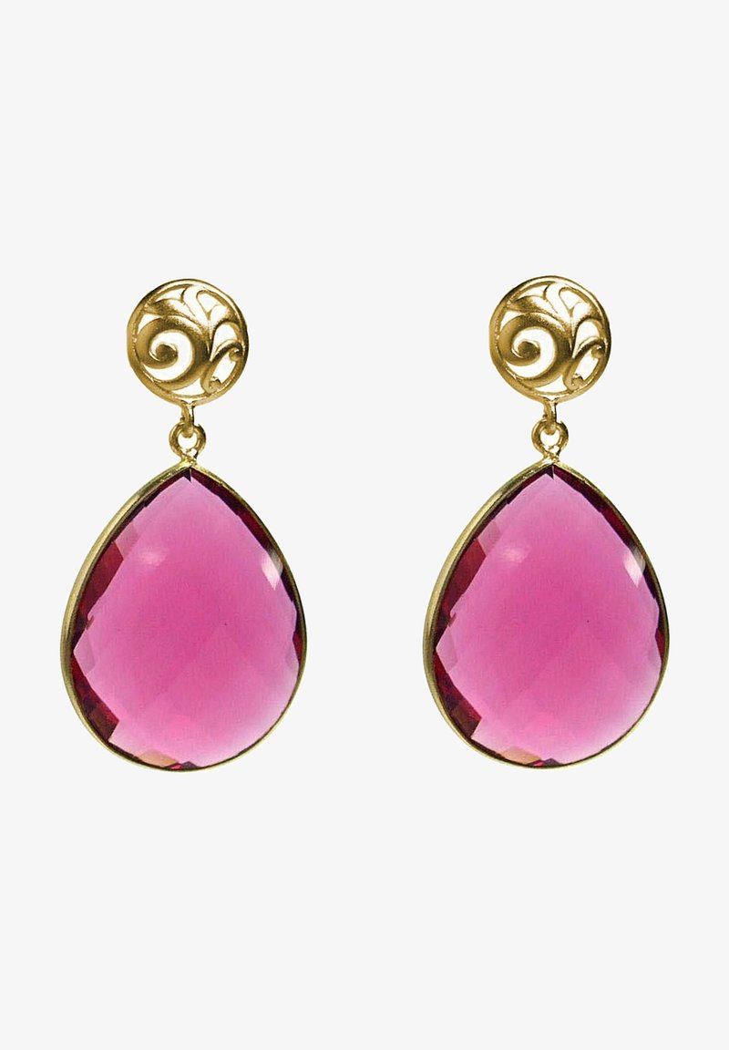 Gemshine Ohrringe - rot fuchsia