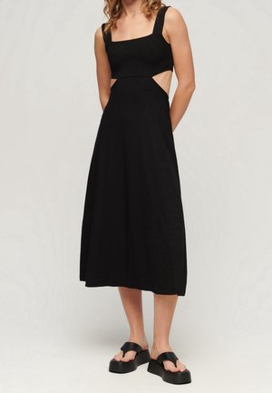 Žerzejové šaty - black