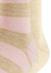 FALKE HAPPY STRIPE 2-PACK - Calcetines - sand mel