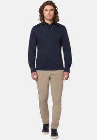 Boggi Milano JAPANESE - Camiseta de manga larga - dark navy