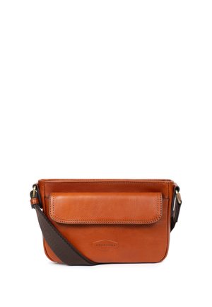 STUART - Schoudertas - marron cognac