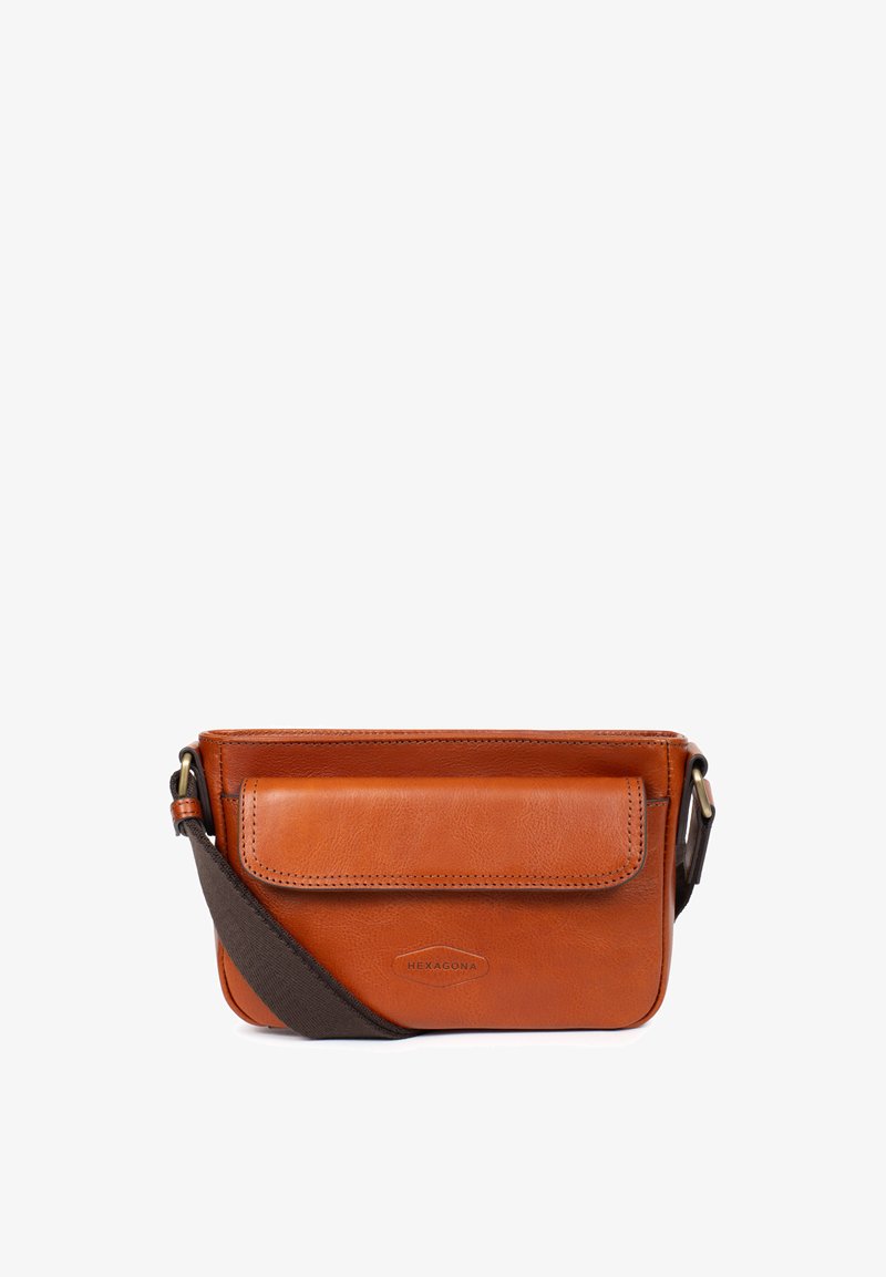 Hexagona STUART - Schoudertas - marron cognac