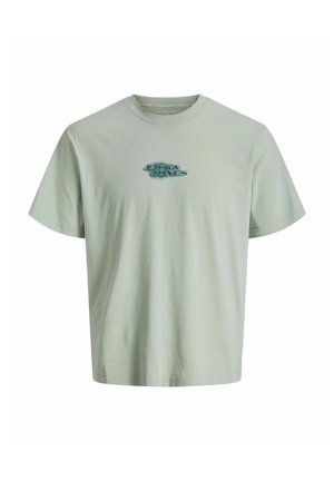 Jack & Jones, Plus Size - Trükipildiga T-särk - aqua gray