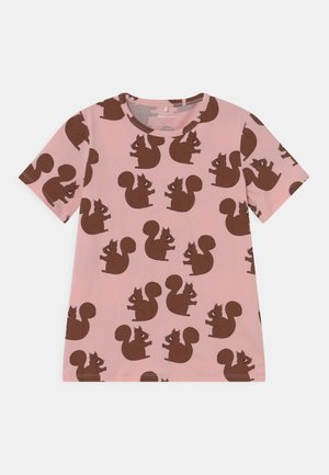 SQUIRREL TEE - Triko s potiskem - pink