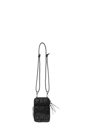PUFFER A NE MIT KORDEL - Phone pouch - black