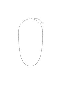 Halskette - silberfarben poliert