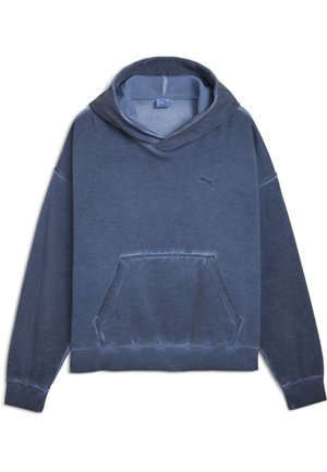 WASHED OUT GRAPHIC BOXY - Sweatshirt - dark indigo
