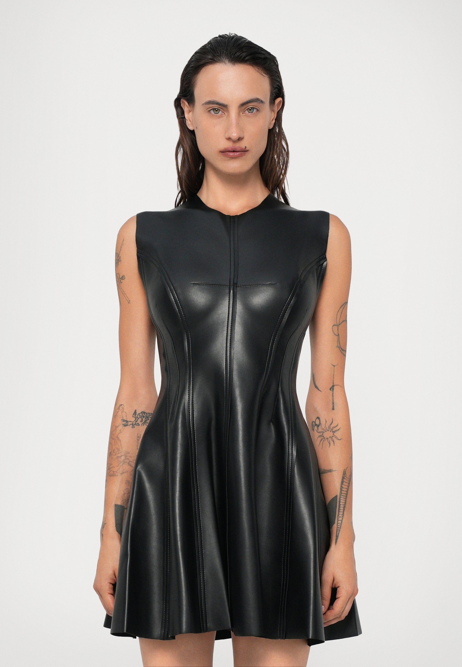 knee length dresses for ladies Norma Kamali Long Fishtail Skirt