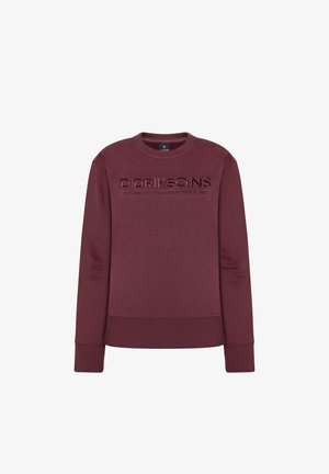 Didriksons, CALLIE EMBROIDERY SWEATER - Sweatshirt - old rust