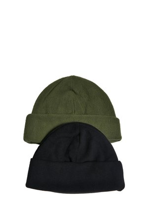 2 PACK - Beanie - tiniolive black
