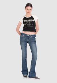 True Religion RAGLAN - Apdrukāts T-krekls - black