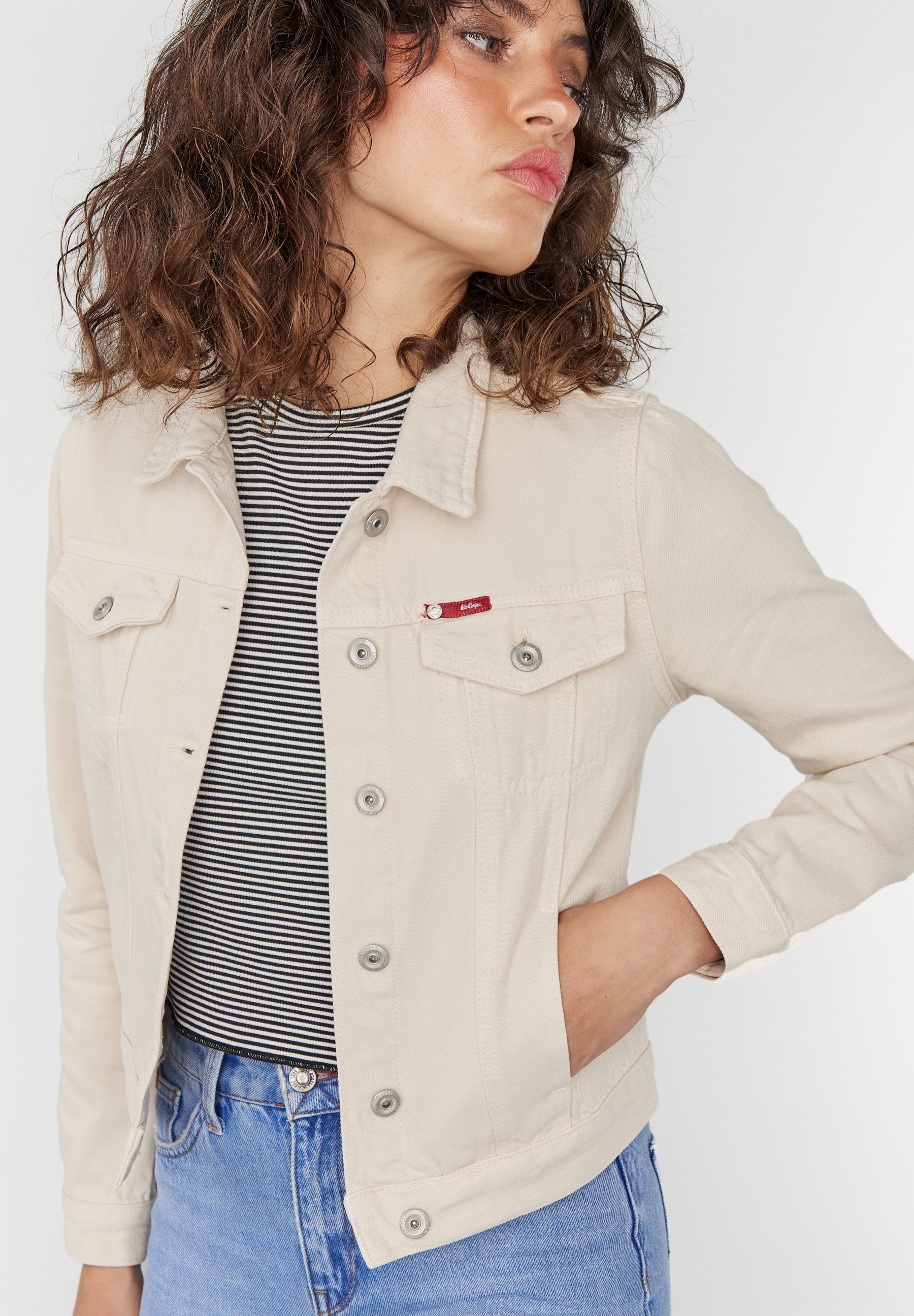 lee cooper denim jacket womens