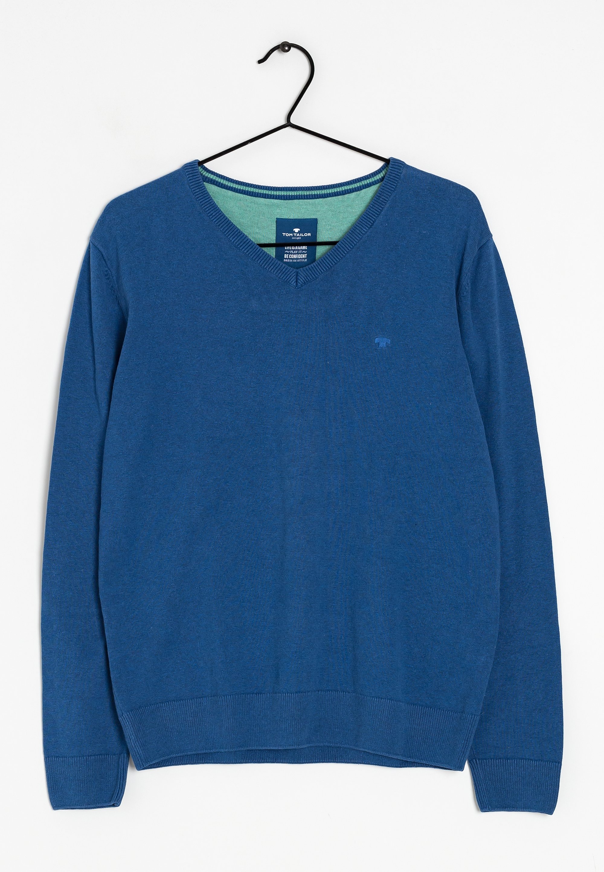 TOM TAILOR Jumper blue (Pre-owned) Zalando