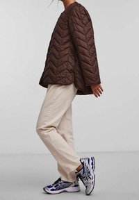 Pieces Allvädersjacka - dark brown