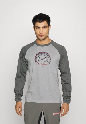 PUREFLOWZ - Sports T-shirt - glacier grey melange/gun metal