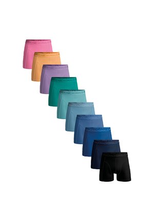 MUCHACHOMALO 10 PACK - Boxers - black blue green purple orange pink