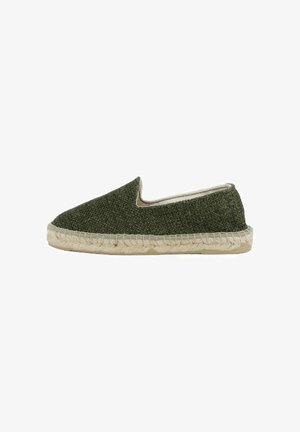 Manebí, FLAT ESPADRILLES - Espadrillas - bottle green