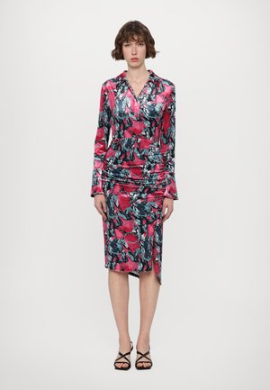 ZANE DRESS - Koktailové šaty/večierkové šaty - indian pink