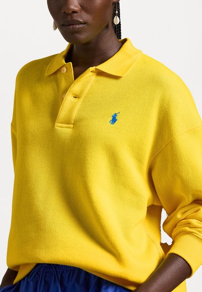 Polo Ralph Lauren POLO-COLLAR FLEECE PULLOVER - Ikdienas džemperis - lemon crush