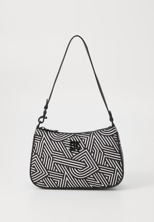 TOP ZIP SHOULDER BAG - Handbag - black
