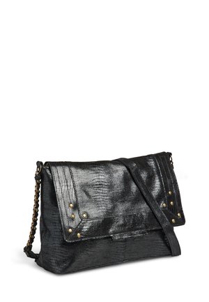 Sac bandoulière - black micro snake