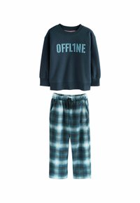 Unselected, navy check